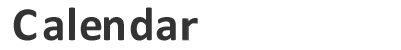 Calendar